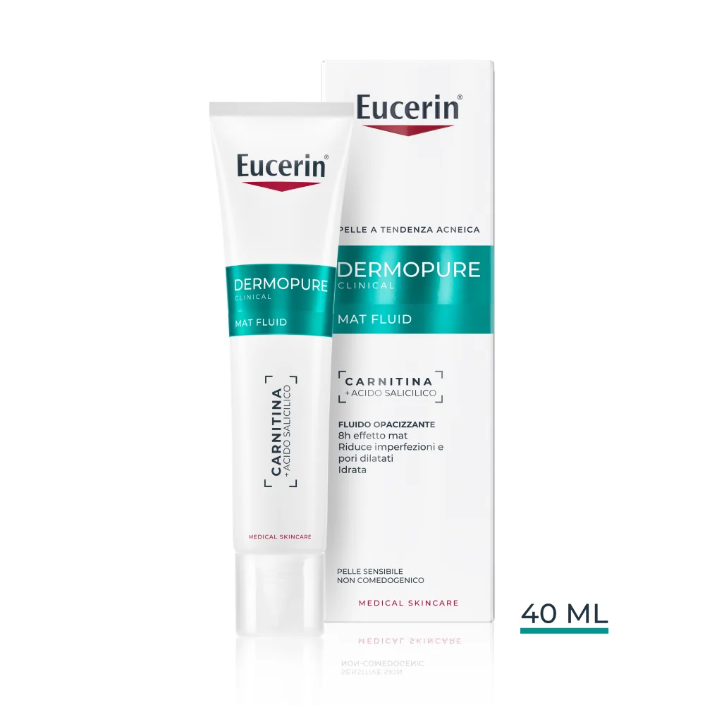 Dermopure Clinical Fluido Opacizzante Matt 50Ml Pelle Grassa a Tendenza Acneica
