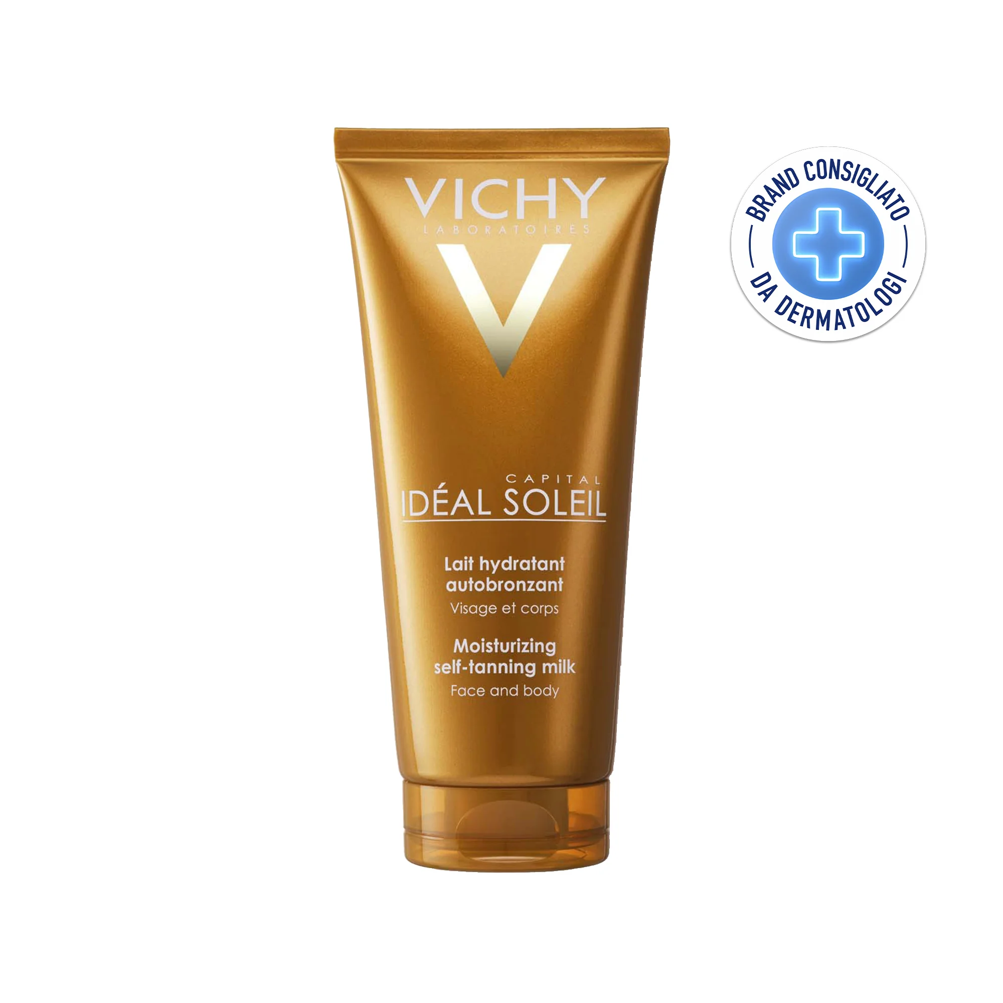 Vichy Capital Soleil Latte Autoabbronzante, 100 Ml Idratante