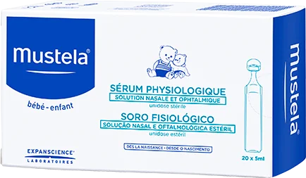 Mustela Soluzione Fisiologica 20x5 ml Soluzione nasale e oftalmica