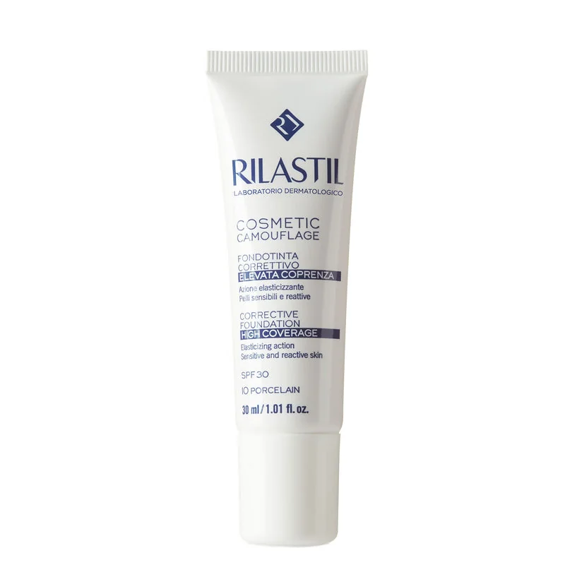 Rilastil Cosmetic Camouflage Fondotinta Correttivo 40 Sand 30 ml Elevata Coprenza