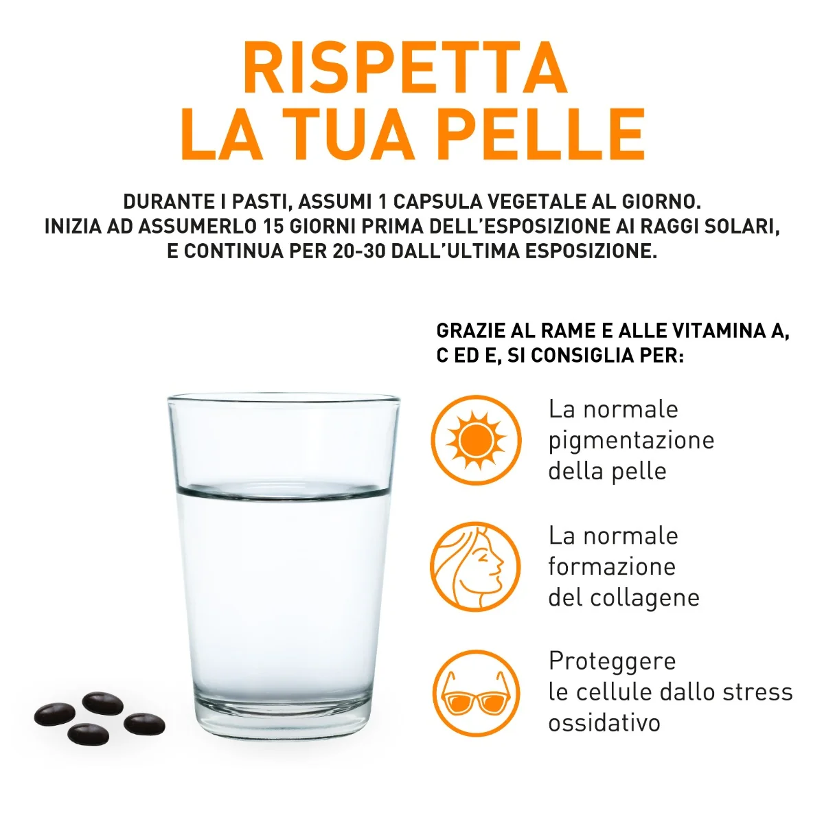 Equilibra Bronze Control 30 Compresse Per una pelle protetta