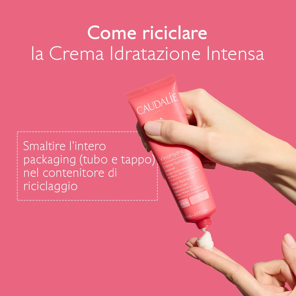Caudalie Vinohydra Crema Idratazione Intensa 60 Ml