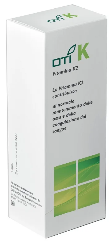 Oti K Vitamina K2 Gocce 20 ml Integratore Omeopatico Vitamina K2