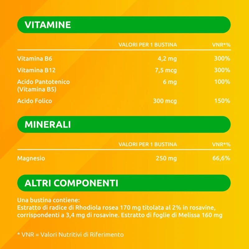 Supradyn Ricarica No Stress 20 Bustine Integratore Vitamine e Magnesio