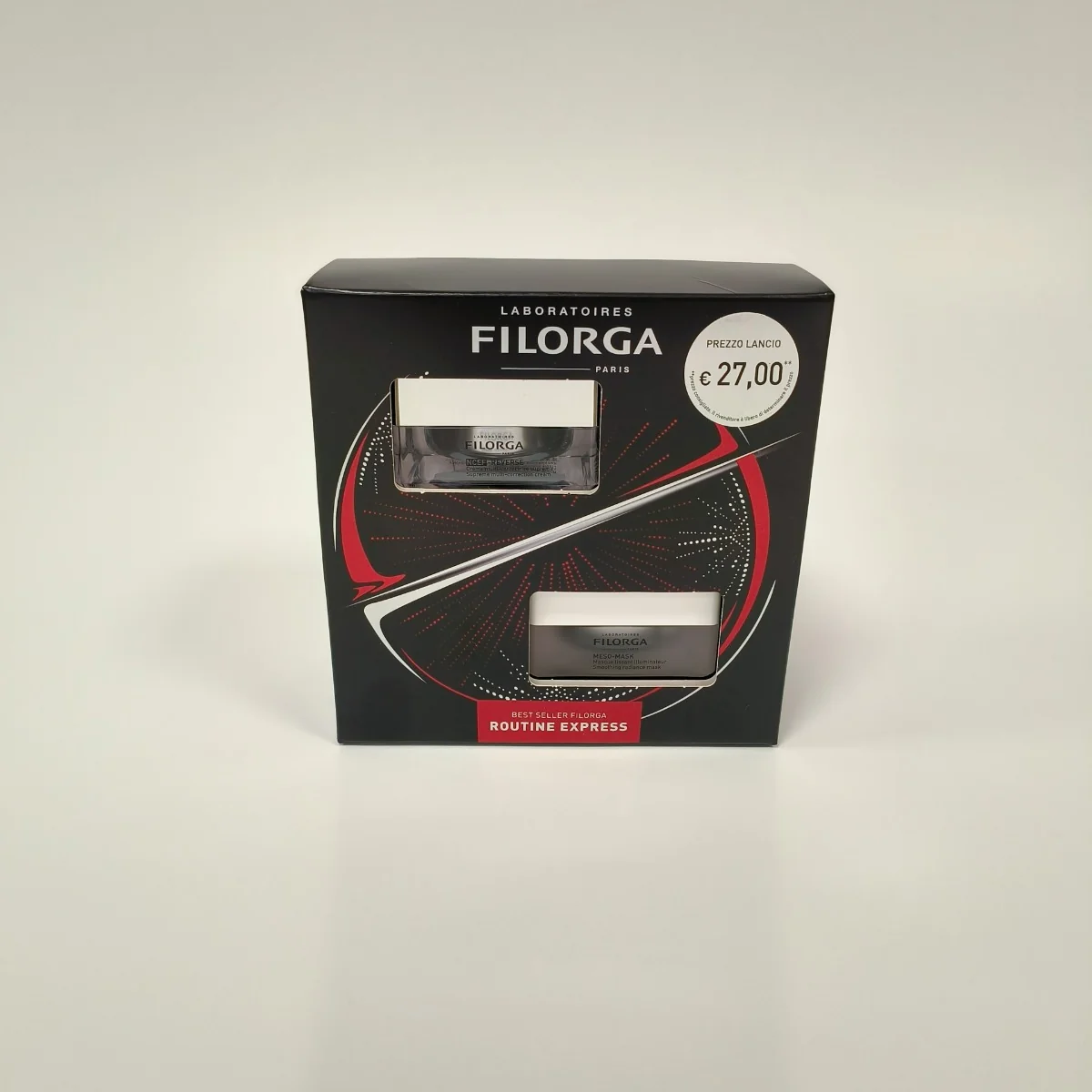 Filorga Xmas Box Ncef Reverse Crema 15 ml + Meso Mask 15 ml Cofanetto Rigenerante Viso