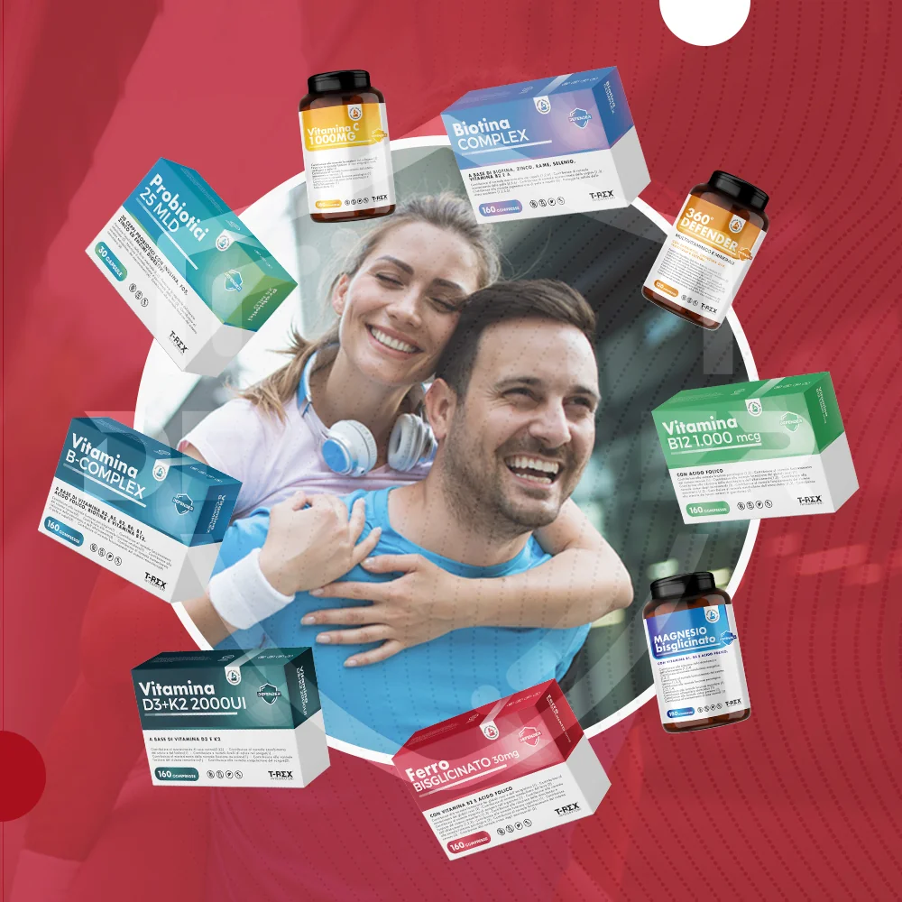 T-Rex Ferro Bisglicinato 30 mg 160 Compresse Metabolismo Ematopoietico