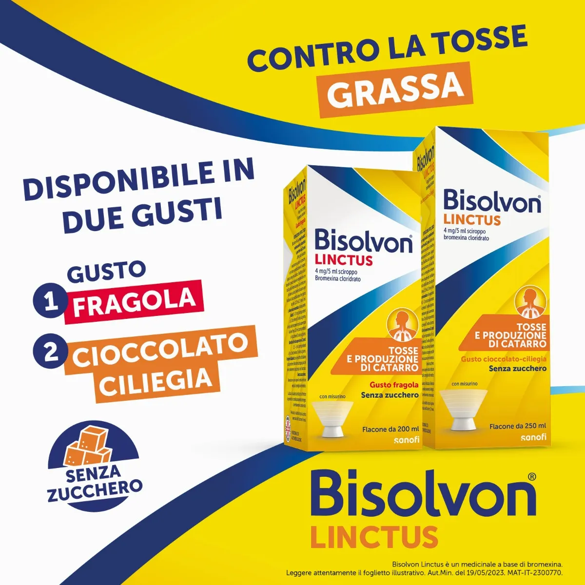 Bisolvon Linctus Sciroppo 4 mg/5 ml 250 ml Tosse Grassa Mucolitico