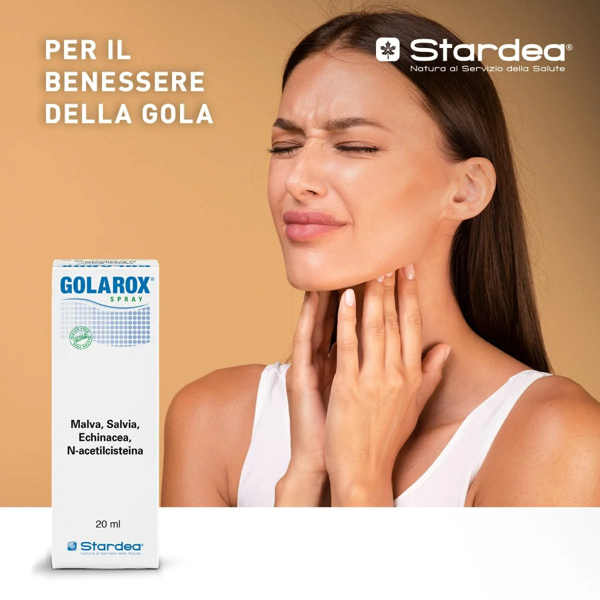 Golarox Spray Integratore Benessere Gola 20 ml Mal di Gola