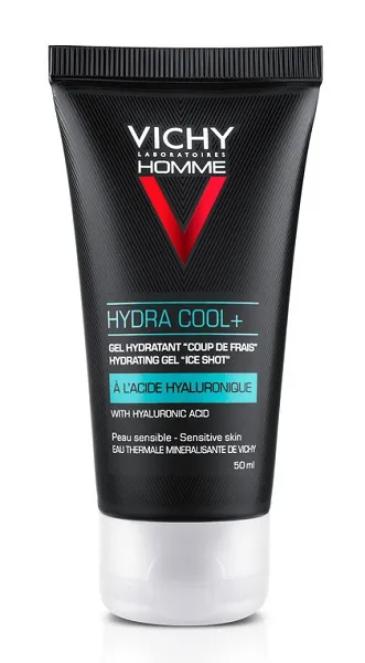 Vichy Homme Hydra Cool+ Gel Idratante Effetto Ghiaccio 50 ml