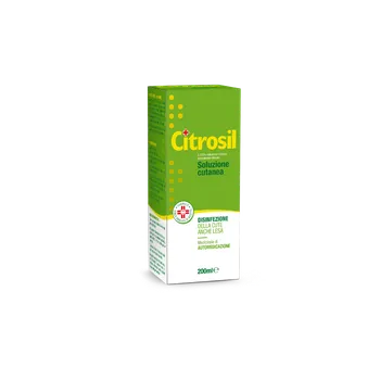 Citrosil 0,175% Benzalconio Soluzione Cutanea 200 ml Disinfettante della Cute anche Lesa