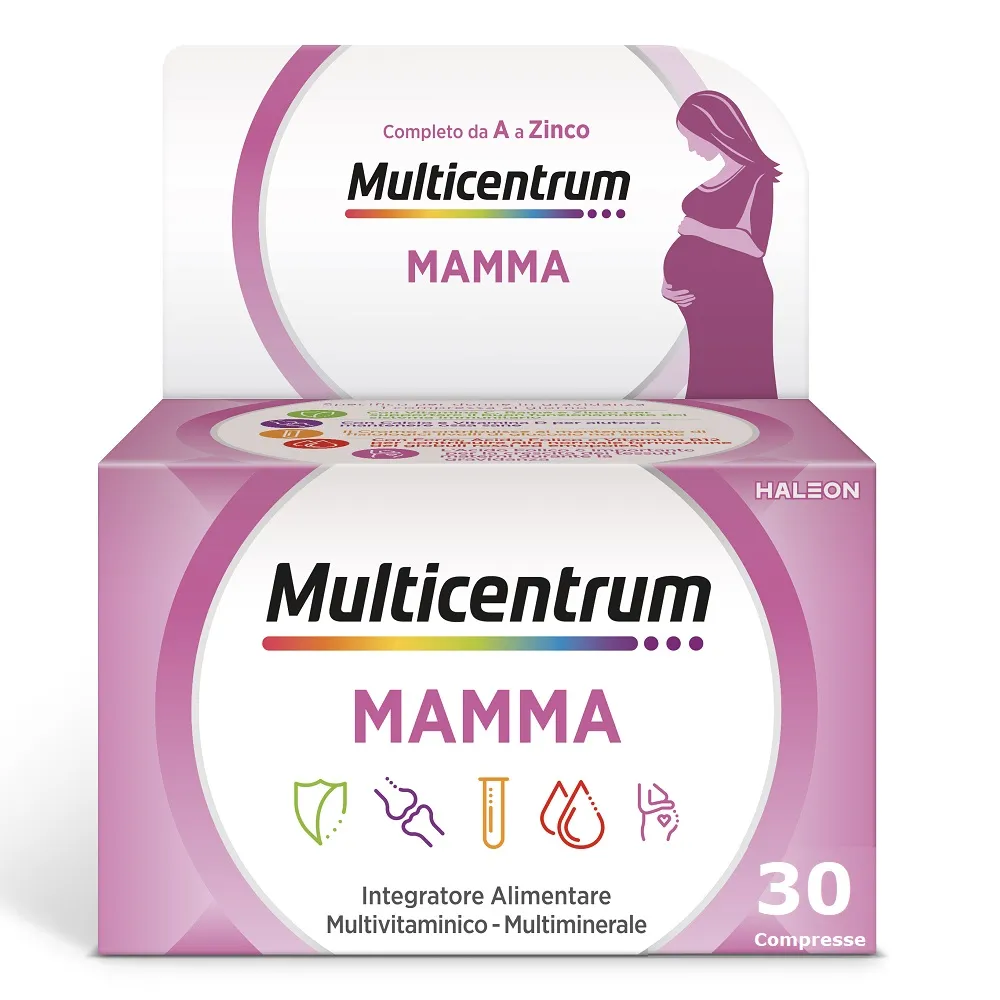 Multicentrum Mamma 30 compresse Multivitaminico per Donne in Gravidanza