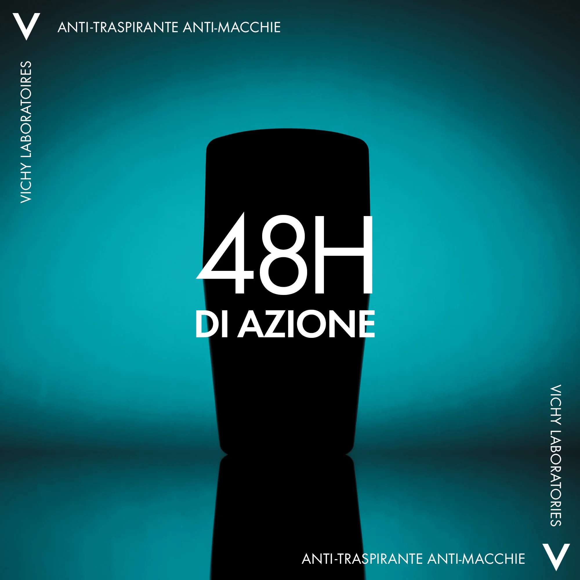Vichy Deodorante Antitraspirante Roll-On 48H, 50 Ml Tutti i tipi di pelle