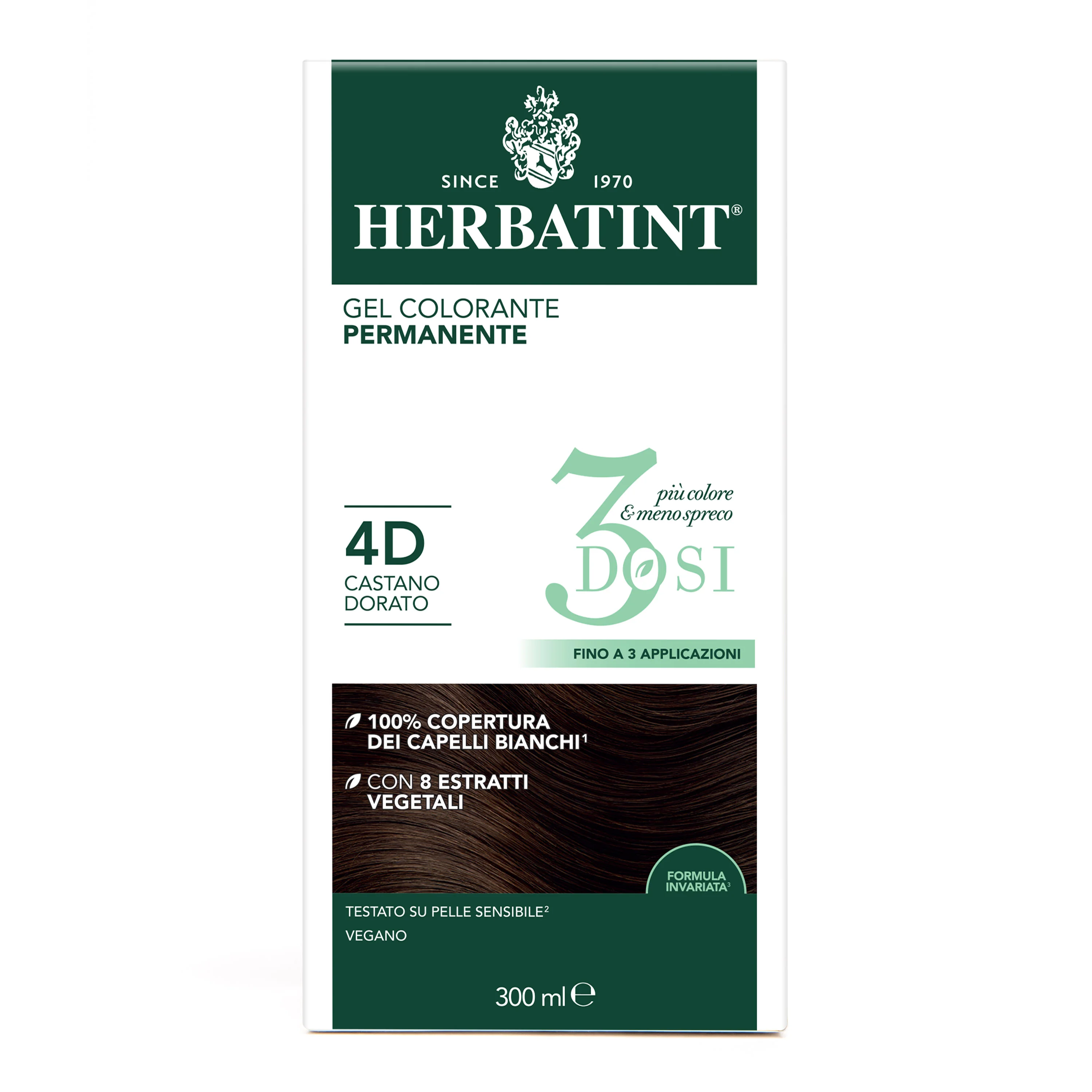 Herbatint 3Dosi 4D 300Ml