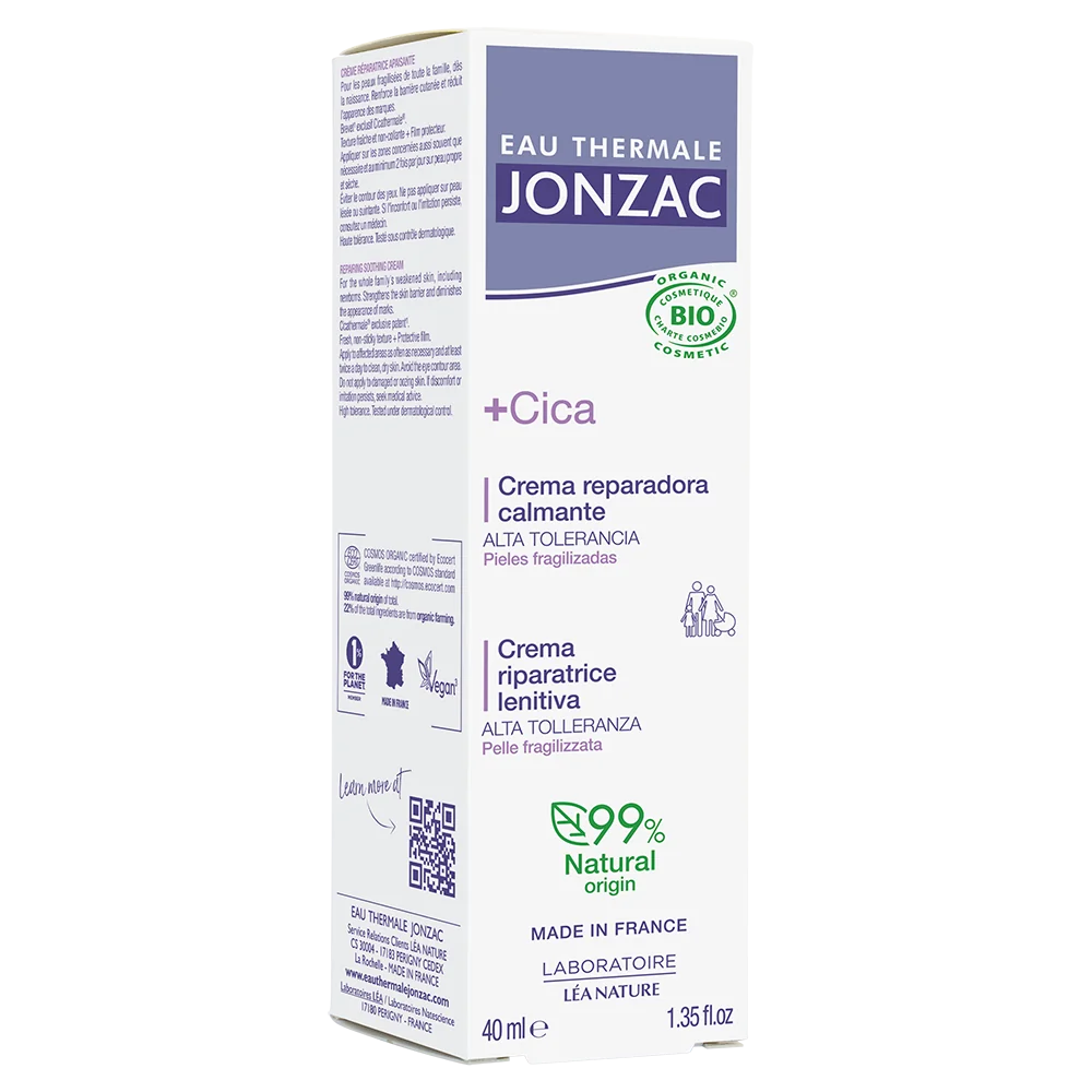 Jonzac Cica+ Crema Riparatrice Lenitiva 40 Ml Pelli Fragili e Irritate