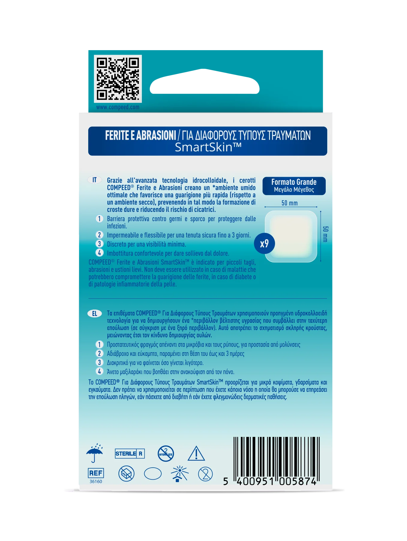 Compeed Ferite Abras Grande9Pz