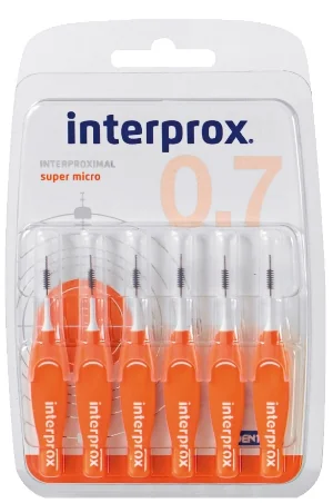 Interprox Cylindrical 6 Scovolini Cilindrici Azzurri 