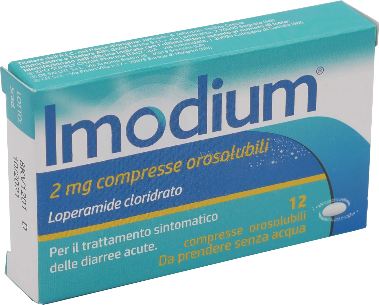 Imodium 12 Cpr Orosolubili 2 Mg
