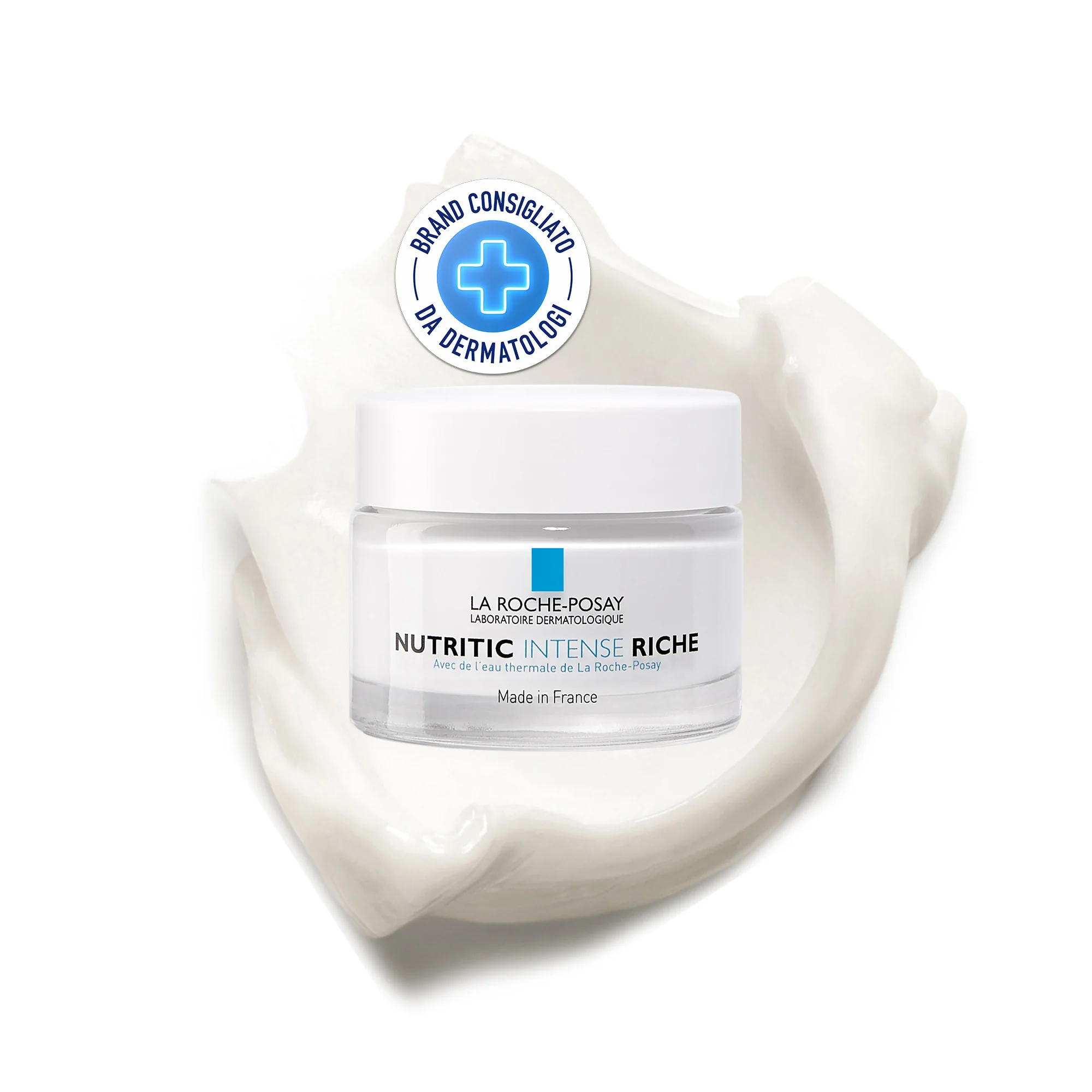 La Roche Posay Nutritic Intense Riche Crema Nutri-Ricostituente Vaso 50 ml Pelle sensibile e secca