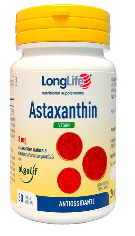Longlife Astaxanthin Vegan 30 Perle