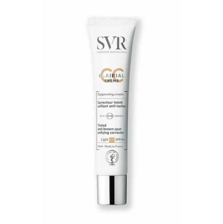 SVR Clairial SPF 50+ Light 40 ml Crema Anti-Macchie