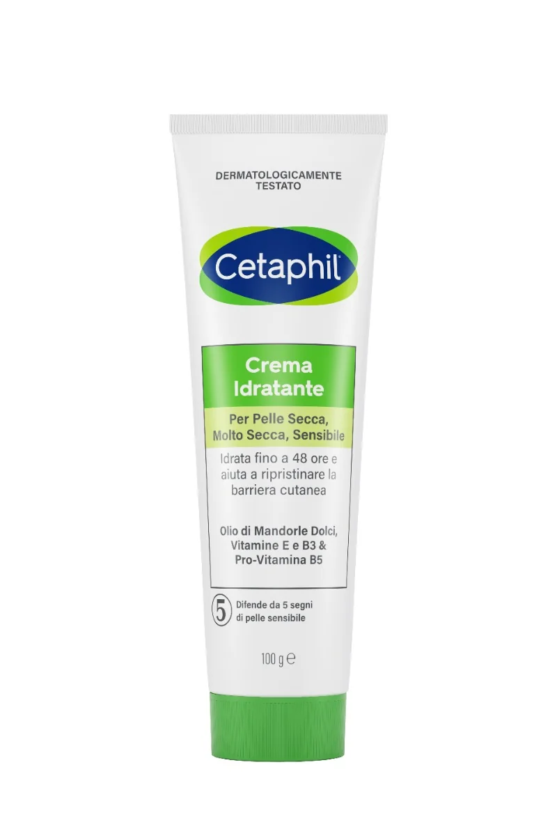 Cetaphil Crema Idratante 100 g Pelle Secca Viso e Corpo