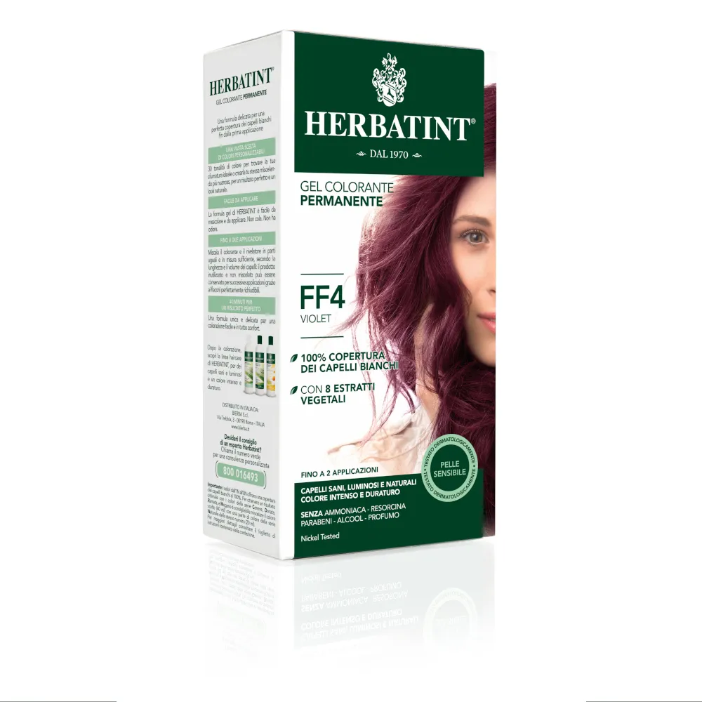 Herbatint Gel Colorante Permanente Flash Violetto FF4 150 ml