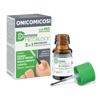 Dermovitamina MicoBlock Soluzione Ungueale 7 ml - Trattamento Onicomicosi 