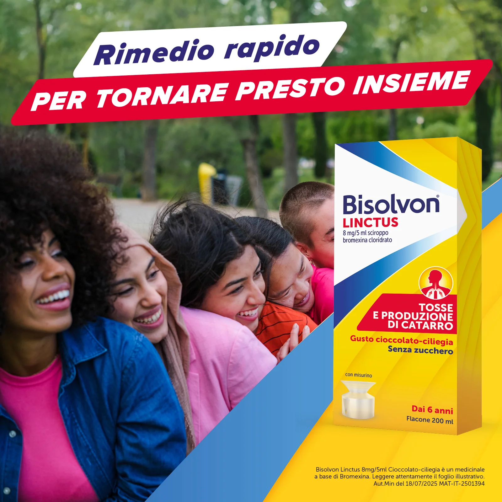 Bisolvon Linctus Sciroppo Flacone 200 Ml 8 Mg/5 Ml
