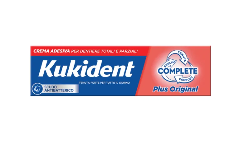 Kukident Plus Original Crema Adesiva Dentiere 40 g