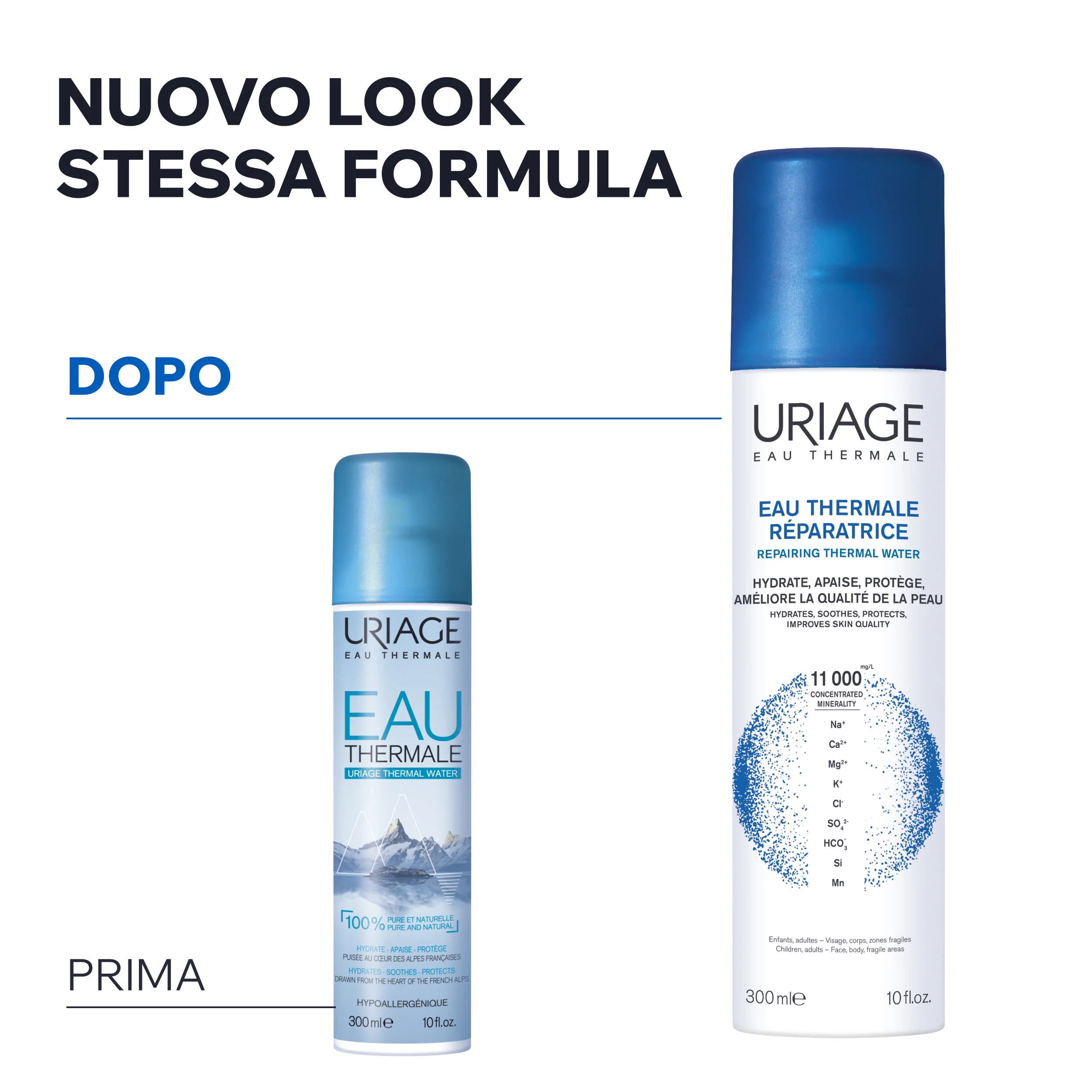 Uriage Eau Thermale Uriage 300 ml Idratante Lenitivo Protettivo