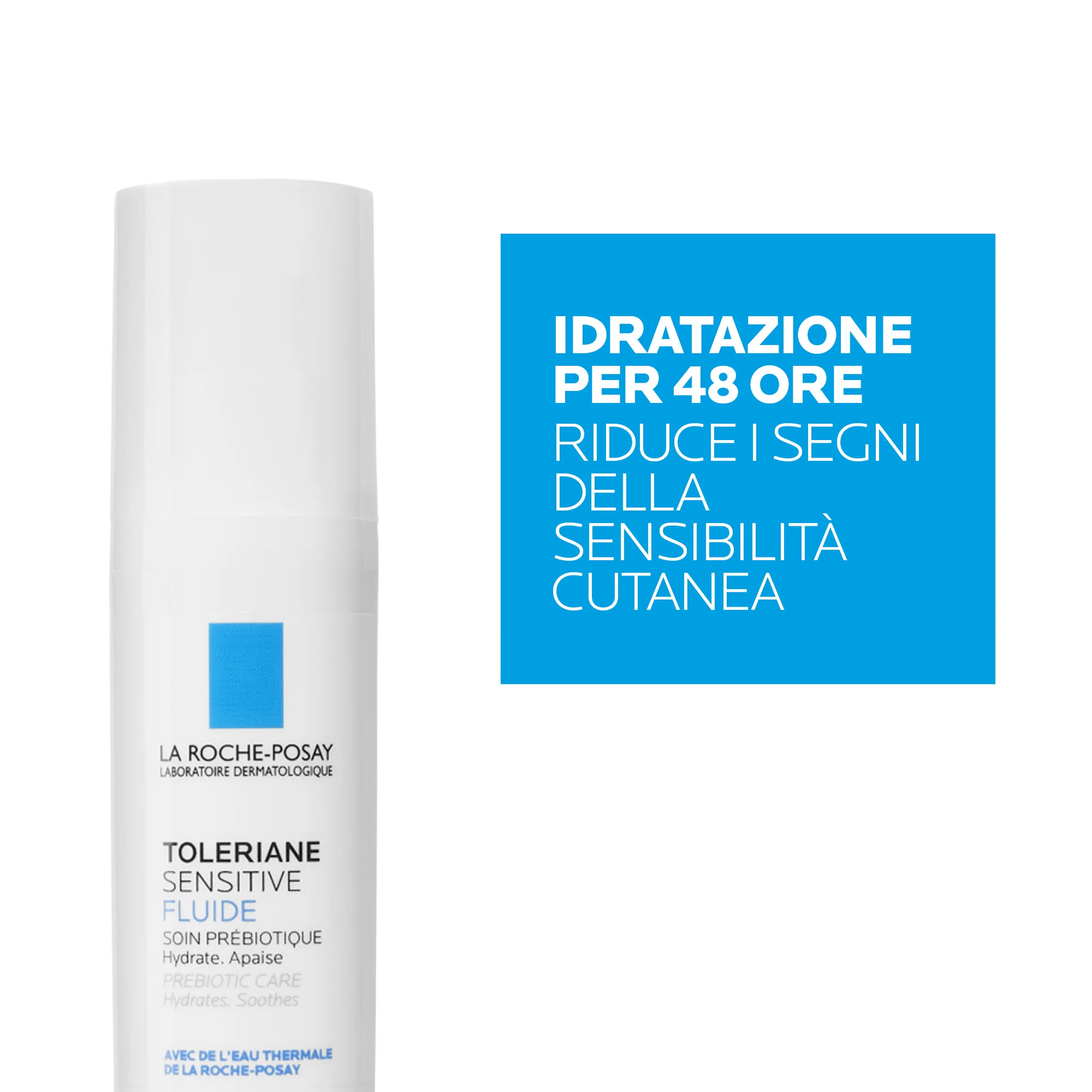 La Roche Posay Toleriane Sensitive Fluido 40 Ml Trattamento lenitivo protettivo