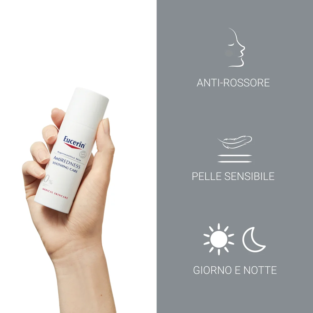 Eucerin Anti-Rose Notte 50 ml Trattamento Lenitivo