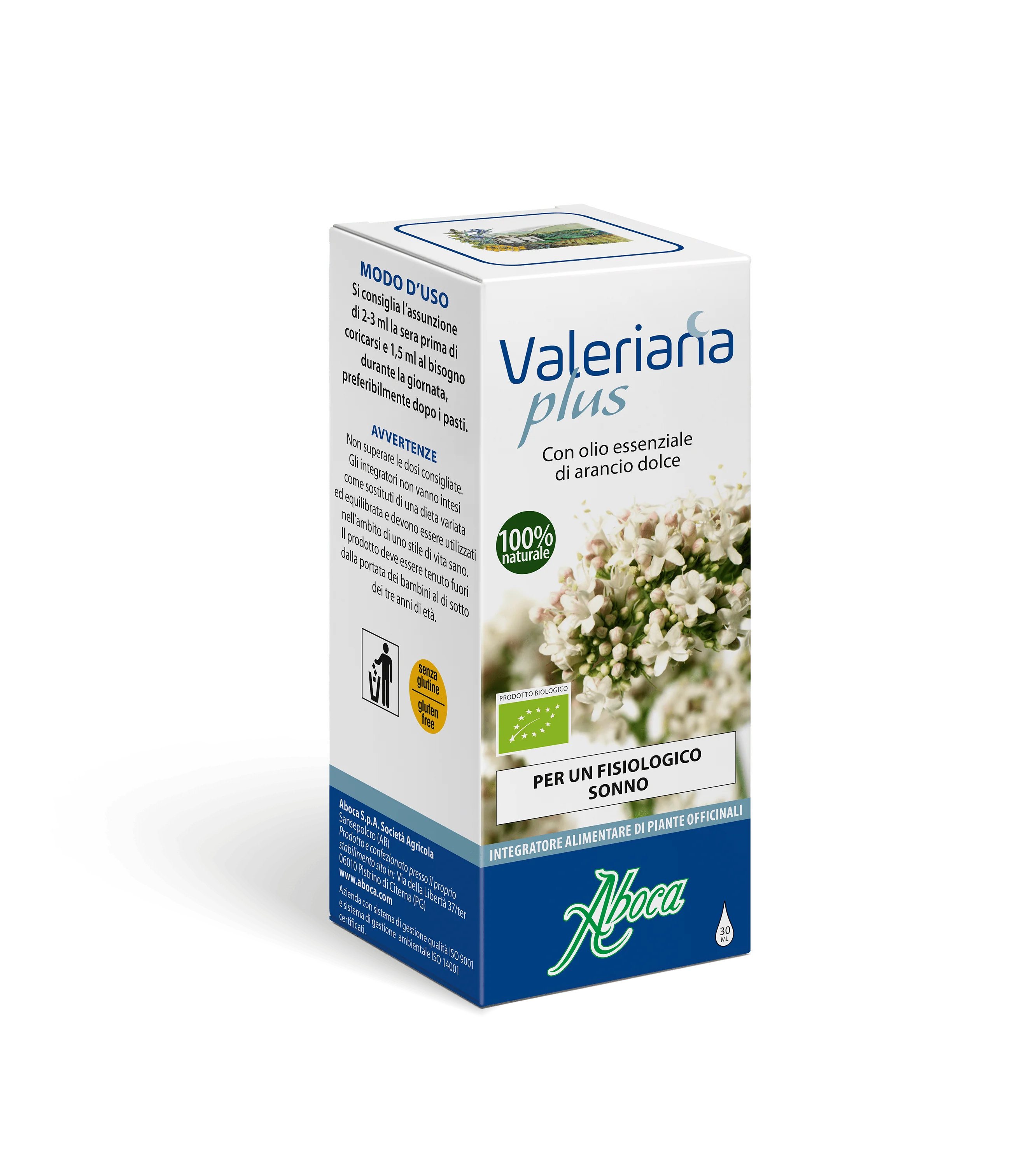 Aboca Valeriana Plus Gocce 30 ml Integratore Sonno Rilassante