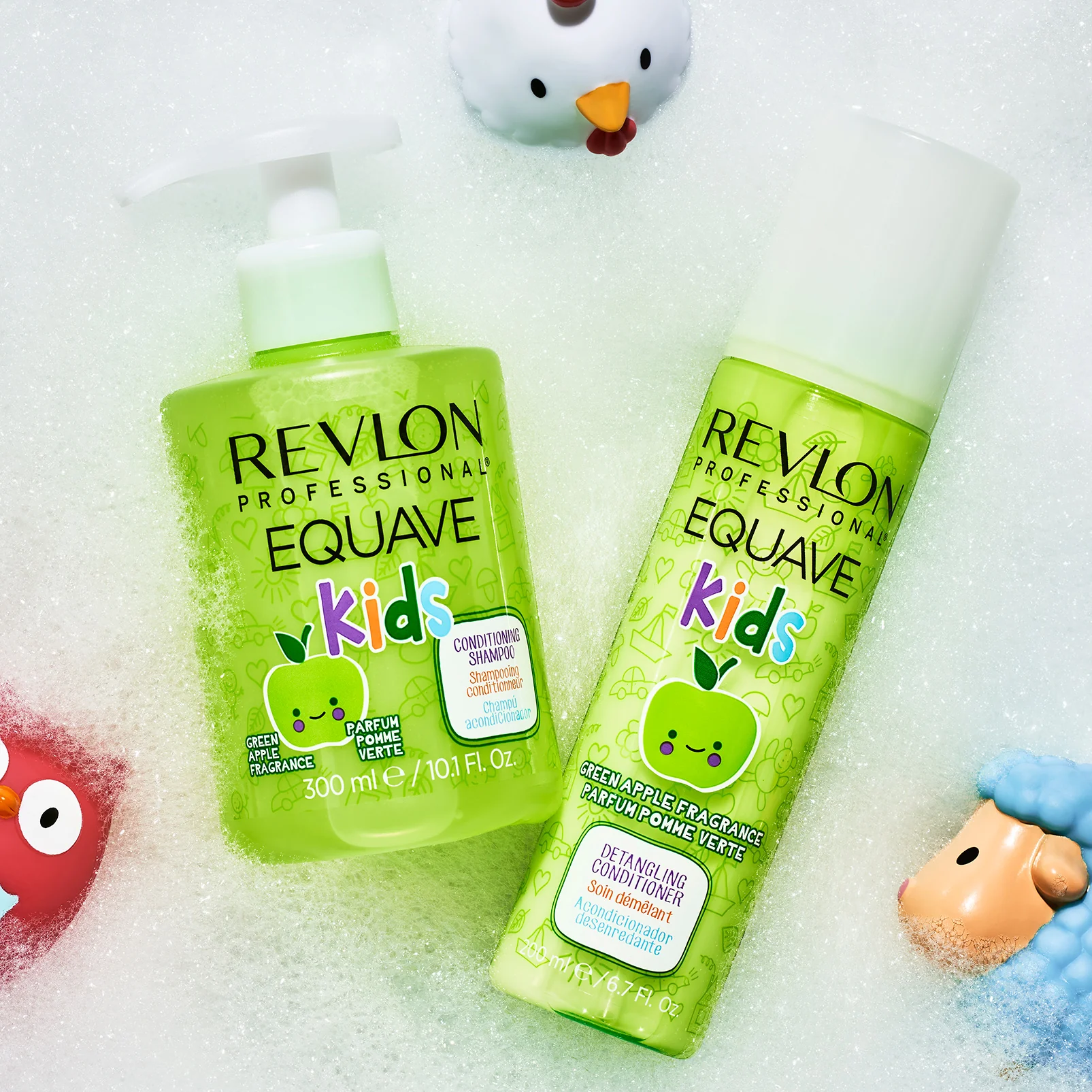 Revlon Equave Kids Green Apple Shampoo 300 ml Shampoo districante per bambini