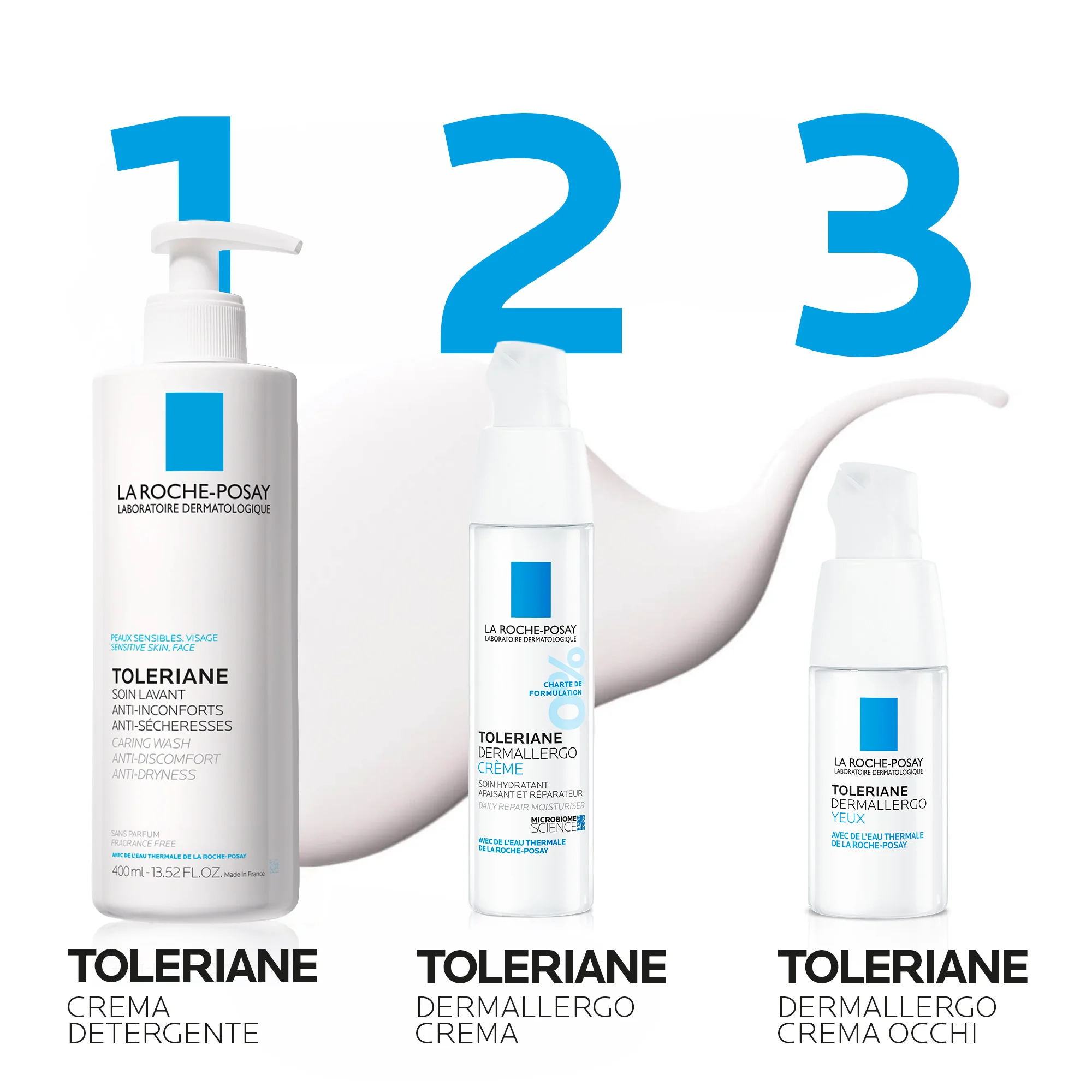 La Roche Posay Toleriane Crema Detergente 400 Ml Struccante ad uso quotidiano