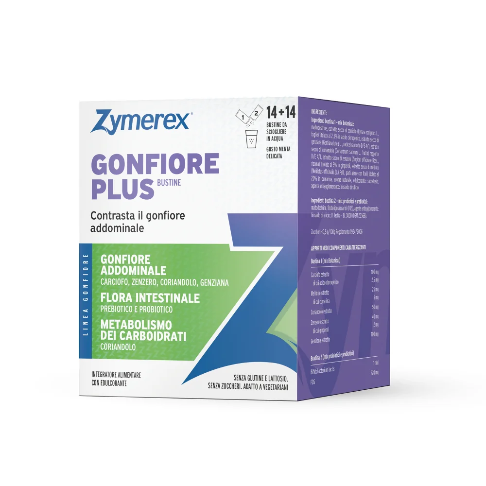 Zymerex Gonfiore Plus 28Bust Senza Glutine