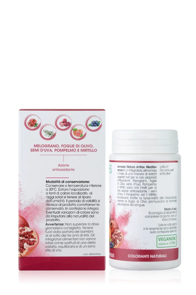 Armores Antiox Mediterraneo 60 Compresse Integratore Antiossidante