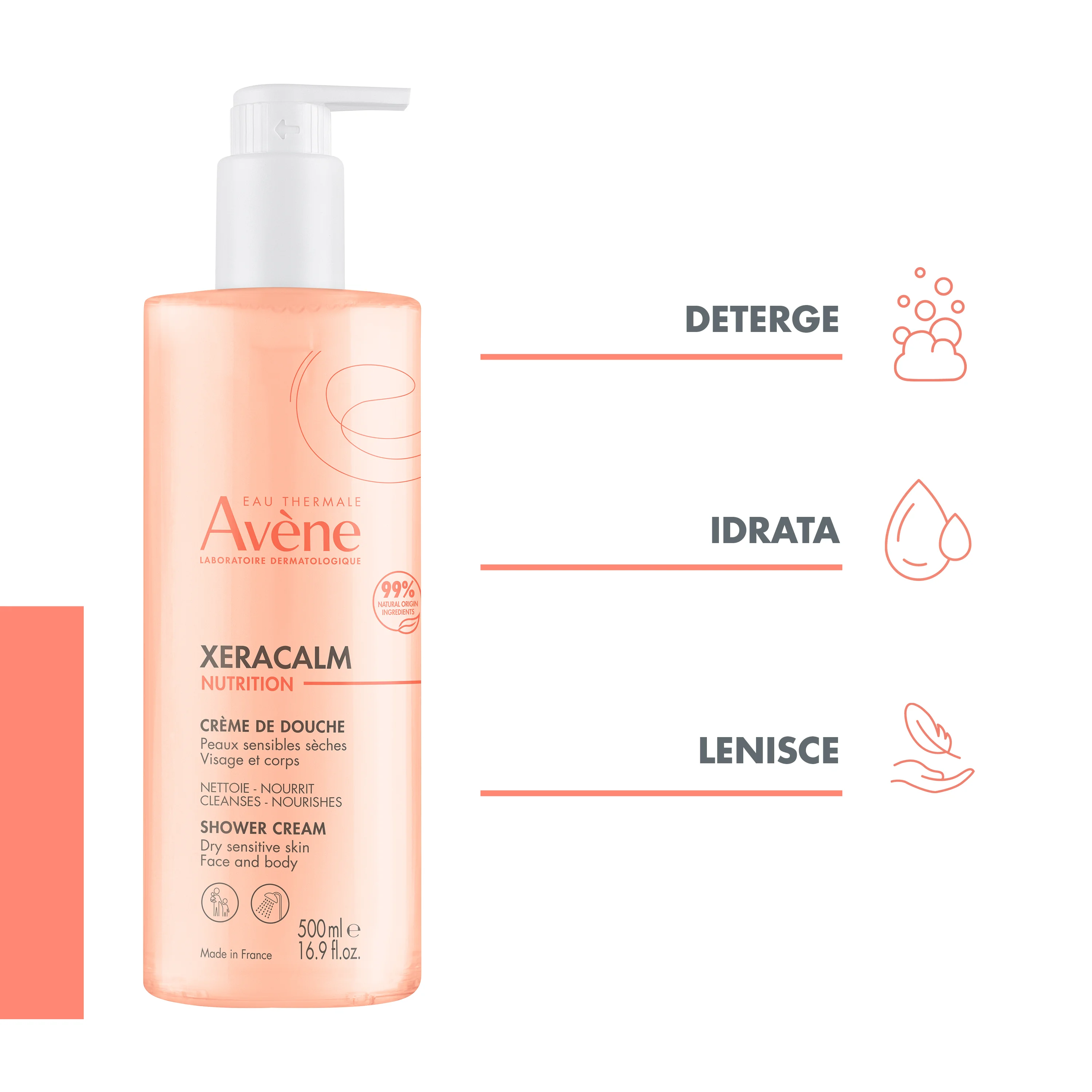 Avene Xeracalm Nutrition Crema Doccia 500 Ml Pelle Secca