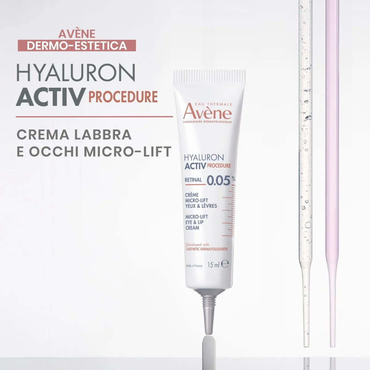 Avene Hyaluron Activ Procedure Contorno Occhi e Labbra 15 ml Antiage