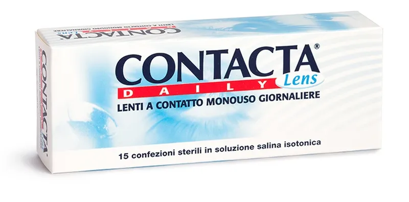 Contacta Daily Lens Lenti a Contatto Monouso per la Miopia Diottria -2,50 15 lenti