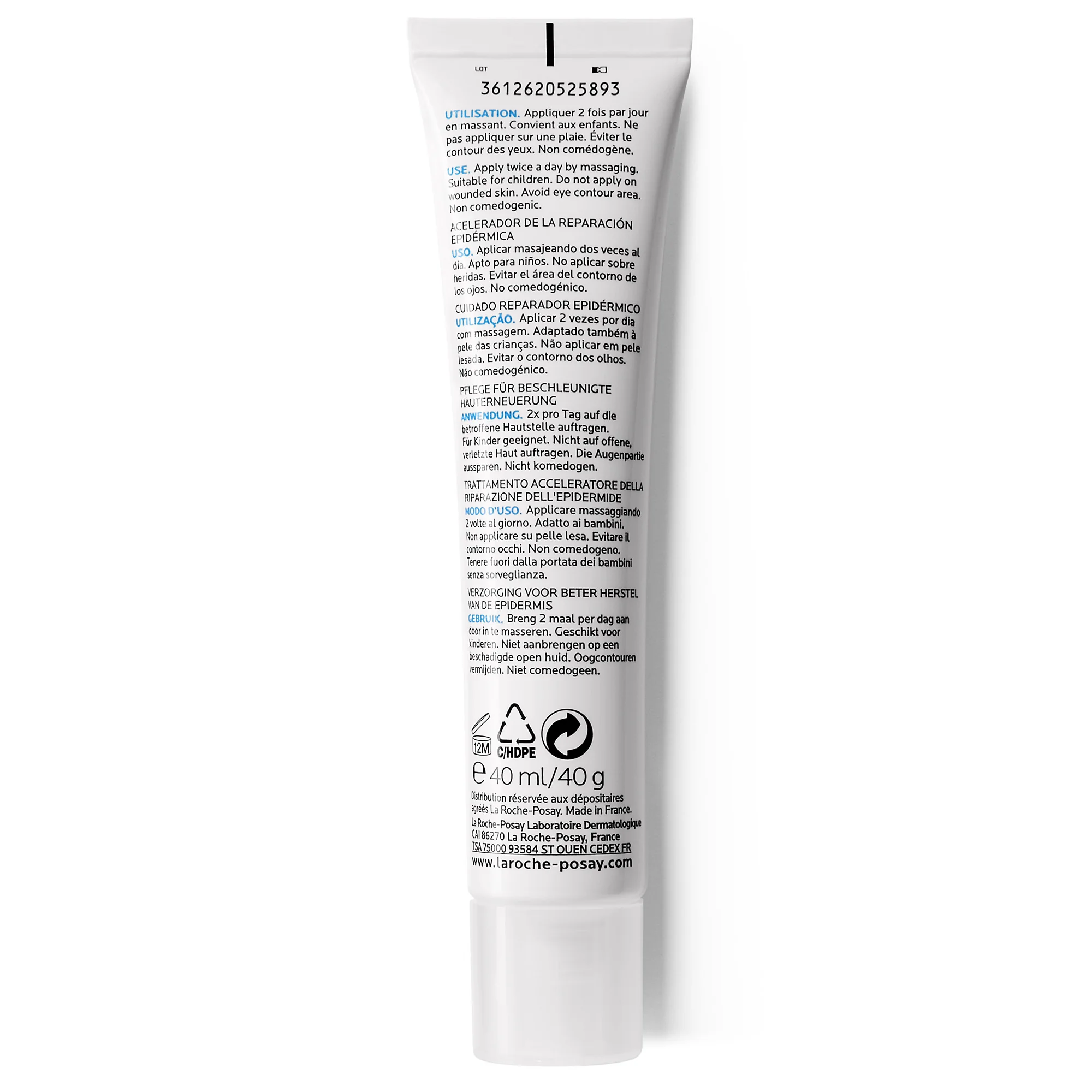 La Roche Posay Cicaplast Gel B5 Lenitivo Riparatore 40 ml Favorisce la guarigione della pelle