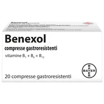 Benexol Trattamento per Carenza di Vitamine B 20 Compresse
