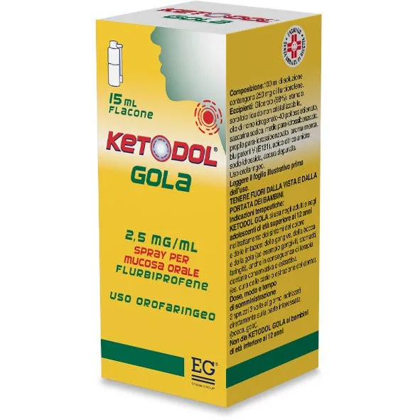Ketodol Gola Spray Orale 15  ml