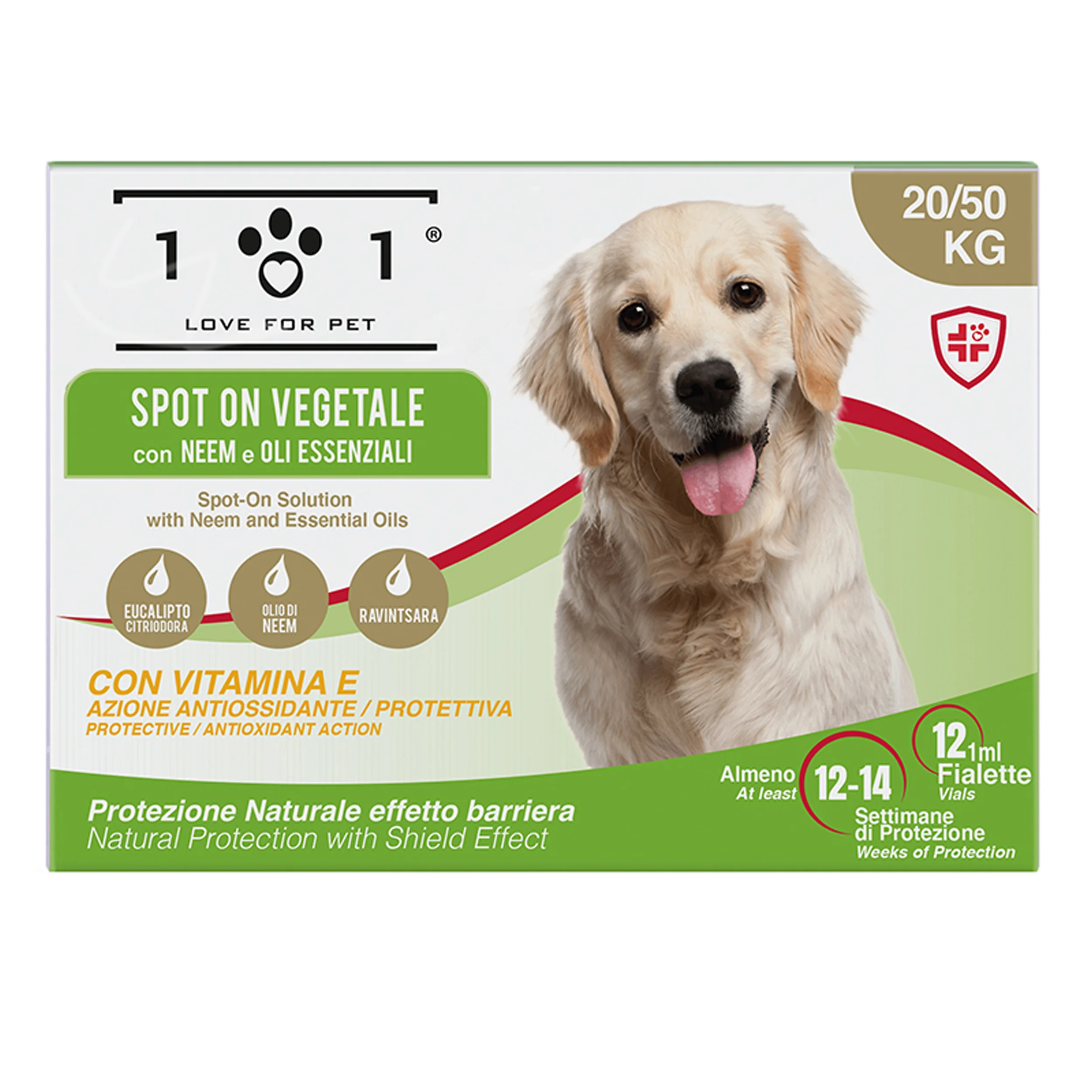 101 Love For Pet Spot On Vegetale Per Cani Grandi Protezione Naturale