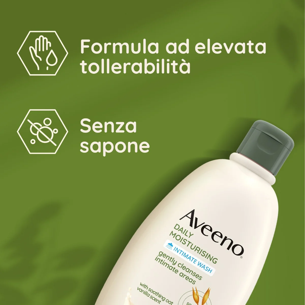 Aveeno Daily Moisturising Detergente Intimo 500 ml Per un'igiene intima delicata e senza sapone