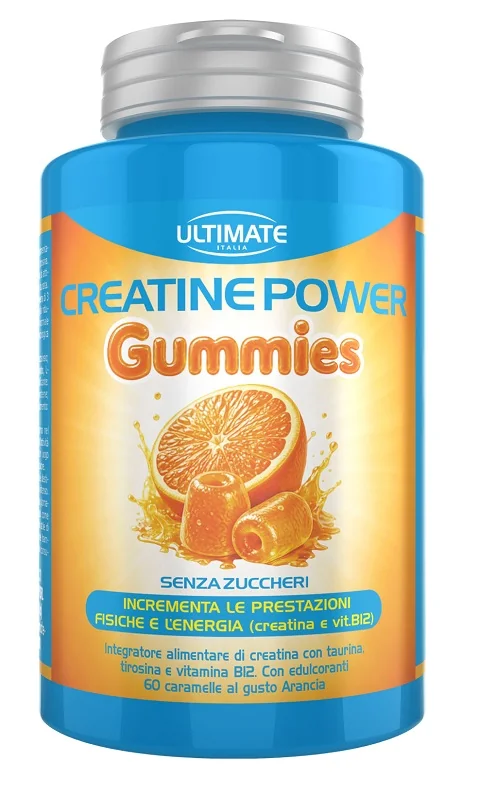 Ultimate Creatine Power Arancia 60 Caramelle Gommose