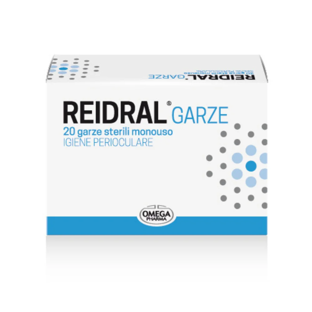 Reidral Garze Sterili Per Igiene Oculare 20 Pezzi