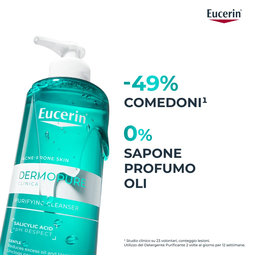 Dermopure Clinical Detergente Purificante 400Ml Specifico per Acne