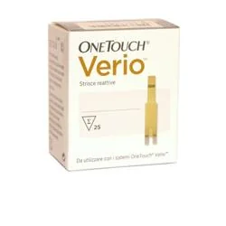 LifeScan OneTouch Verio Strisce Reattive Glicemia 50 Pezzi Misurazione Glicemia