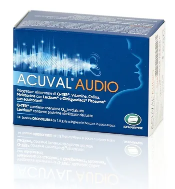 Acuval Audio 14 Bustine Orosolubili - Integratore per Acufeni e Disturbi Uditivi
